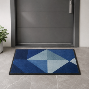 Tapis de porte en polypropylène 40x60cm, design moderne, antidérapant, fabriqué à la machine, motif abstrait, bordure en polypropylène, lavable, moyen - Product Image 5