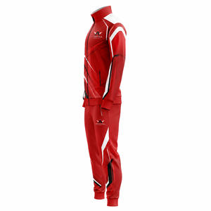 Conjunto Deportivo Sublimado para Hombre, Tela de Poliéster de Alta Calidad, Diseño Personalizado con Estampado, Chaqueta con Cierre Frontal, Pantalones a Juego, Cómodo - Product Image 4