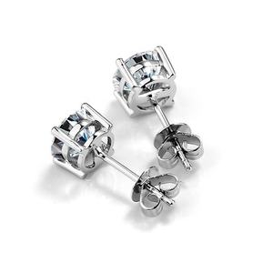 Boucles d'oreilles clous en moissanite de luxe en gros avec argent sterling 925 pour hommes, pour la vente au détail et l'exportation mondiale - Product Image 1