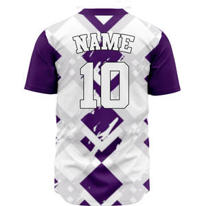 Camisetas de Béisbol Personalizadas al por Mayor de Alta Calidad, Camisetas de Béisbol con Botones y Logotipo Personalizado por Sublimación - Product Image 4