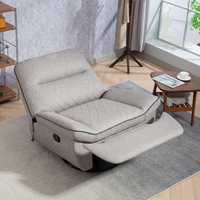 Meubles de Maison Pivotant Grand et Grand Canapé Inclinable Fauteuil de Jeu à Bascule Inclinable