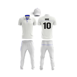Custom Cricket Uniform Set V Neck Jersey <b>Pants</b> Breathable Quick Dry OEM Private Label Wholesale Manufacturer - Product Image 1
