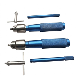 2 pièces de perceuses manuelles orthopédiques avec mandrin et clé, 16 cm, instruments chirurgicaux pour la chirurgie orthopédique et vétérinaire - Product Image 3