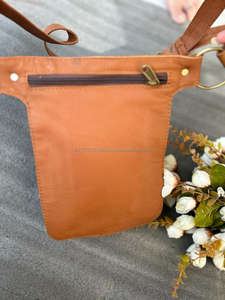 Riñonera de cuero genuino, cinturones de bolsillo de cuero con estilo, cinturón de viaje hecho a mano, colección elegante Unisex, cinturones de bolsillo a la cadera - Product Image 5