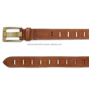 Ceinture en cuir vintage de qualité supérieure pour homme, style décontracté et professionnel, avec boucle à ardillon, en cuir de vachette polyvalent pour la mode jeune, longueur personnalisable - Product Image 2