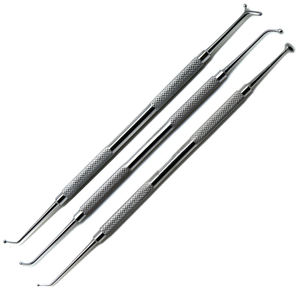 Stainless Steel Ball Burnisher Double Ended Amalgam Composite Filling Instrument Set with Ergonomic Grip by <b>Blush</b> surgical - Product Image 1