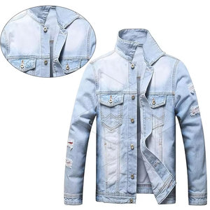 Performance <b>Men</b> Jeans <b>Jacket</b> Stretch Fabric Apparel Private Label <b>Smart</b> <b>Men</b> Jeans <b>Jacket</b> Custom Design Outerwear Wholesale - Product Image 3