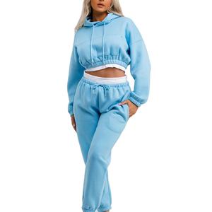 Conjunto Deportivo de Terciopelo de 2 Piezas Personalizado para Mujer, Atuendo Informal de Felpa Suave con Sudadera con Cierre y Pantalones Deportivos - Product Image 6