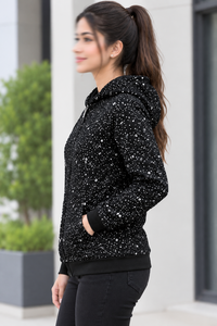 Unisex <b>Hooded</b> Zipper Knitted Jacket 100% Bamboo Fiber Breathable Sports Suit Activewear Casual Training Running <b>Cardigans</b> Tops - Product Image 6