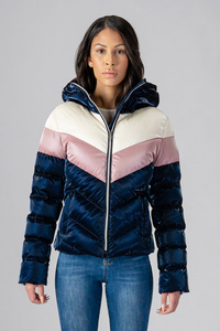 Wholesale <b>Women</b>’s Printed <b>Puffer</b> <b>Jacket</b> Custom Casual Wear Windproof Zipper Closure Side Pockets <b>Women's</b> Premium Coat For Winter - Product Image 4
