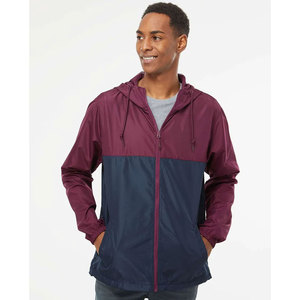Chaqueta Cortavientos con Capucha para Hombre, Estilo Clásico, Color Negro Grafito, Resistente al Agua, Ligera y de Alto Rendimiento - Product Image 1
