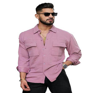 Camisas informales de manga larga para hombre, novedad, UPF 50, secado rápido, transpirables, bolsillos en el pecho, poliéster, Spandex Dobby para adolescentes - Product Image 3