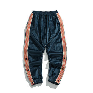 Pantalon de jogging cargo en velours pour homme, style automne, rayé, avec cordon de serrage, grande taille, décontracté, respirant, écoresponsable - Product Image 2