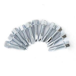 PDC Hex Head Self-Drilling <b>Screws</b> Carbon Steel Zinc/<b>Galvanized</b>/Phosphate Metric/Inch Class 8 Grade Customizable Length Grade - Product Image 3