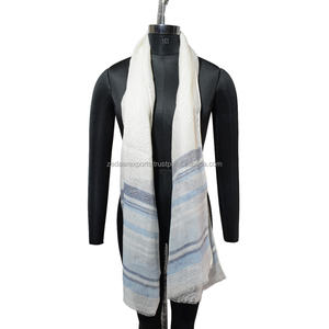 Estola de bufanda tradicional de lino ligero personalizable para verano chal perfecto con baja cantidad mínima de pedido - Product Image 4