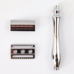 Rasoir de sécurité manuel de précision réglable avec manche lesté, compatible avec les lames de rasoir à double tranchant, style lame simple, pour hommes - Product Image 6