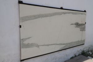 Panda Black Marble Natural Stone Veneer <b>Thin</b> Flexible Wall Cladding Panel for Countertop Furniture & Apartment Use - Product Image 4
