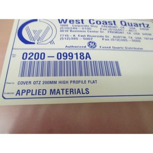 AMAT 0200-09918 ฝาครอบควอตซ์, วงแหวนเงา, ลายสลัก - อุปกรณ์และชิ้นส่วนเซมิคอนดักเตอร์ระดับโลกที่เชื่อถือได้ - Product Image 6
