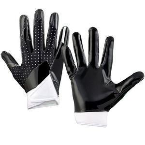 Gants de football américain haut de gamme, tendance, tailles personnalisées, à doigts entiers, respirants, souples, en cuir, coupe-vent - Product Image 6