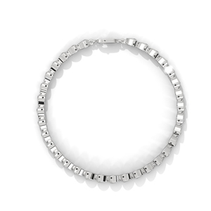 VVS Cubic Zirconia Tennis <b>Bracelet</b> <b>Silver</b> Plated Link <b>Bangle</b> Round Cut Jewelry for Women Anniversary - Product Image 3