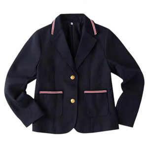 Blazer scolaire classique avec logo personnalisé, couleur classique, veste formelle confortable pour garçons et filles, pour les écoles primaires - Product Image 5