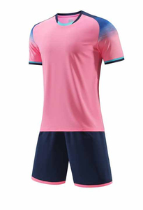 Conjunto de Uniforme de Fútbol Personalizado para Hombre, Rojo y Azul, Cuello en V, Manga Corta, Poliéster que Absorbe la Humedad, para Todas las Temporadas, Adulto - Product Image 5