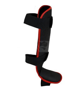 Espinilleras de Muay Thai con Logotipo Personalizado OEM/ODM - Protectores de Espinilla y Empeine de Cuero Genuino para MMA, Protección Profesional de Alta Calidad y Ecológica - Product Image 5