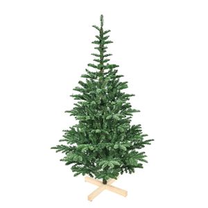 Albero di Natale Artificiale Verde Abete Preilluminato da 1,5 m con 200 Luci LED, 403 Punte Realistiche in PE e PVC, Elegante Albero di Natale Preassemblato - Product Image 2