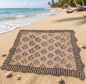 Pañuelo Bandana Estampado Hecho a Mano, Accesorios de Moda Personalizados, Proveedor de Pañuelos de Algodón Suaves y Transpirables, Accesorios para el Cabello de Moda al por Mayor - Product Image 4