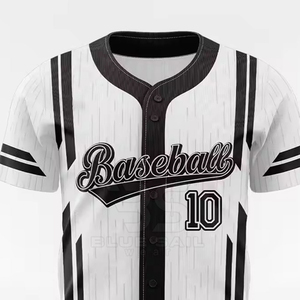Venta al por Mayor de Camisetas de Béisbol Personalizadas 2027, Ropa Deportiva Nueva, Alta Calidad, 100% Poliéster Sublimado, Tallas Grandes, Secado Rápido, Antibacteriano - Product Image 6