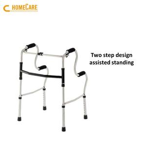 Andadores Rollater de pie asistidos de diseño de dos pasos ajustables en altura OEM de Taiwán para ancianos - Product Image 4