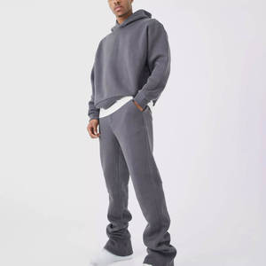 Conjunto Deportivo Informal de Dos Piezas para Hombre, Estilo Americano, con Capucha, Grueso, Ecológico, para Invierno, para Correr, Gimnasio, Uso Diario - Product Image 5