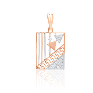 14K Rose Gold Gents Pendant Regular Size Gold Neck <b>Locket</b> For Men Elegant Solid Charm Fine Jewelry Male Classic Luxury Wear - Product Image 4