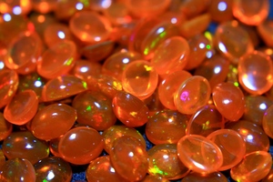 AAA Grade Natural Orange <b>Fire</b> Opal Gemstone Oval Cut October Birthstone for Jewelry Making Available in All Sizes - Product Image 5