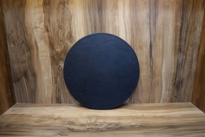 Round Leather Placemat Easy Cleaning Waterproof Leather Heat Insulation Non-Slip Table Mat for Home and Restaurant - Product Image 2