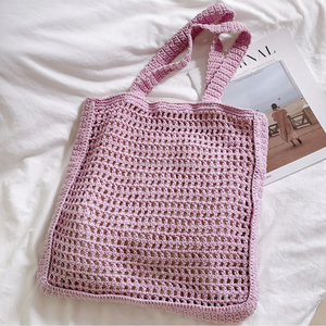 Bandoleras de algodón tejidas a mano para mujer, bolsos de ganchillo personalizados para verano - Product Image 4