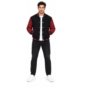 Veste universitaire pour homme, veste de baseball personnalisée style Letterman, vente en gros, OEM, ODM, usine de vêtements, veste universitaire - Product Image 1
