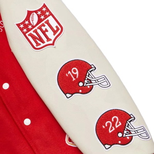 Chaqueta Universitaria Deportiva de Béisbol, Estilo Urbano, Unisex, Resistente, con Letras Bordadas Personalizadas, para Hombre y Mujer - Product Image 4