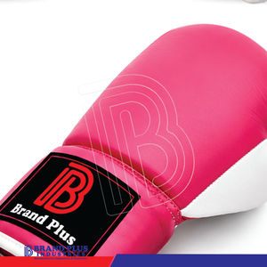 ถุงมือชกมวย Brand Plus Factory แบบผูกเชือก สำหรับฝึกซ้อมและแข่งขัน  วัสดุหนังและโฟมหลายชั้น เหมาะสำหรับมวยไทย MMA และมวยสากล - Product Image 5