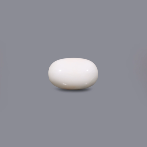 Natural White Coral Loose Gemstone 11.1 Carat Certified Wholesale 7mm Color Change Sapphire - Product Image 1