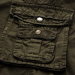 Pantalones Cortos de Hombre, Últimos Modelos, Elegantes, Casuales, Cintura Elástica, Estilo Cargo, Múltiples Bolsillos, Precio Bajo, OEM - Product Image 5