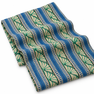 Tissu floral 100 % coton respirant et absorbant l'humidité, motif imprimé à la main, résistant au rétrécissement et aux plis, 60S60S - Product Image 1