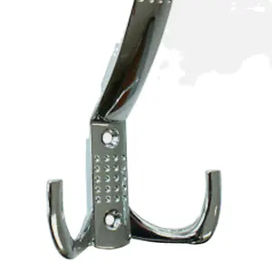 Crochets muraux décoratifs en métal de luxe pour salon, style nordique, porte-manteau, porte-clés, fixation murale - Product Image 1