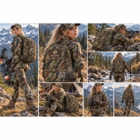 Sac à dos tactique de chasse léger camouflage, équipement de plein air, compartiment principal spacieux, poches latérales, fermeture éclair, rangement de voyage, terrain