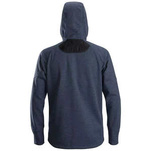 Sweat-shirt à capuche tendance en molleton 350g pour homme, sweat-shirt à capuche lourd avec fermeture éclair double sens - Product Image 2