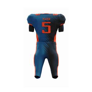 Uniforme de Fútbol Americano de Verano Transpirable al Por Mayor, Talla Grande, Hecho en Pakistán, Colores Personalizables, Spandex/Poliéster - Product Image 4