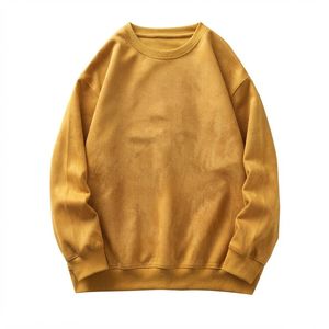 Sweat-shirt décontracté ample à capuche pour homme, 100 % coton, anti-boulochage, épais, de haute qualité, collection Printemps, vente en gros - Product Image 5