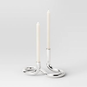 Support à bougies en métal fait main de luxe, idéal pour les centres de table de mariage, les salles à manger et les arrangements décoratifs modernes - Product Image 4