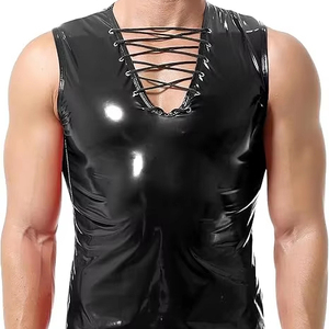Men Fitness Sleeveless Leather Men Breathable <b>Plus</b> <b>Size</b> Men's Tank <b>Tops</b> from Pakistan Gym Wear Best Quality - Product Image 1