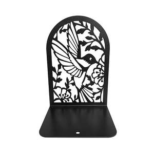 Porte-livres en métal vintage traditionnel pour une décoration classique de bibliothèque à domicile, ajoutant un charme intemporel, une présence élégante sur l'étagère, cadeau de mariage - Product Image 3